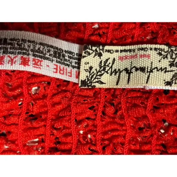 6. Free People intimately Red Miss Dazie Bralette S - Picture 4 of 4